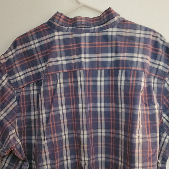 George Men's Blue and White Plaid Button Down Shirt - Picture 7 of 7